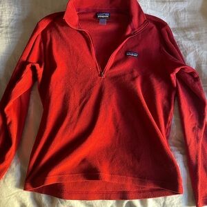 Patagonia Synchilla Red Fleece Pullover